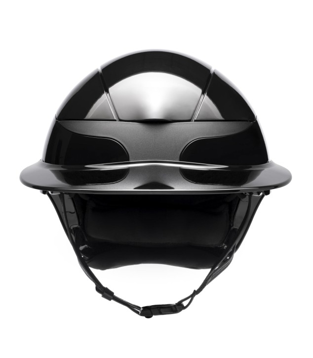 Equiline Reithelm Xanto Schwarz Glänzend | Mit Sonnen-Visier
