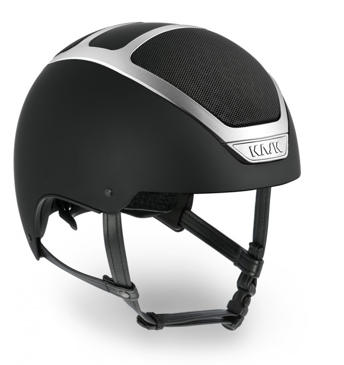 Kask Reithelm Dogma XC Schwarz Silber m. Inlay 55
