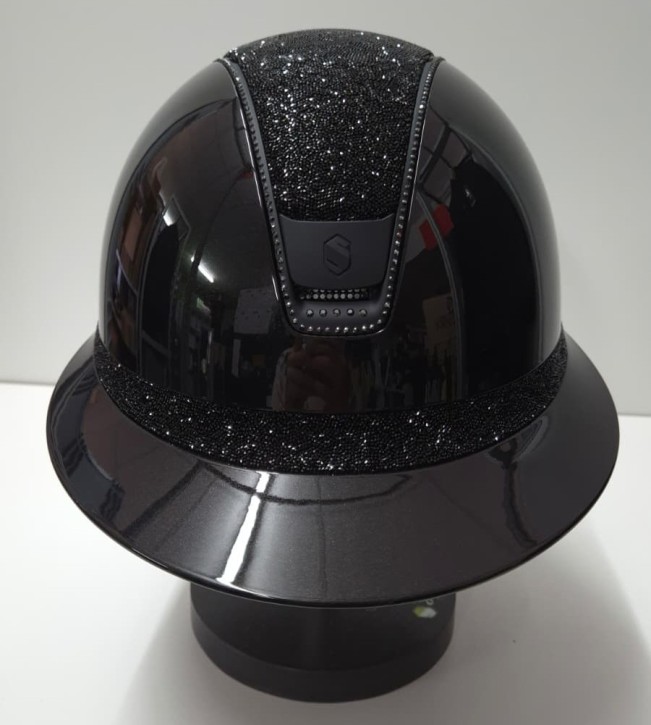 Miss Shield Shadowglossy 2.0 Schwarz – Ultra Fine Rocks Frontalband & Swarovski Jet Hematite