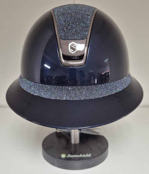 Samshield Miss Shadowglossy 2.0 blau Top & Frontal Band Crystal Fabric Paradise Shine