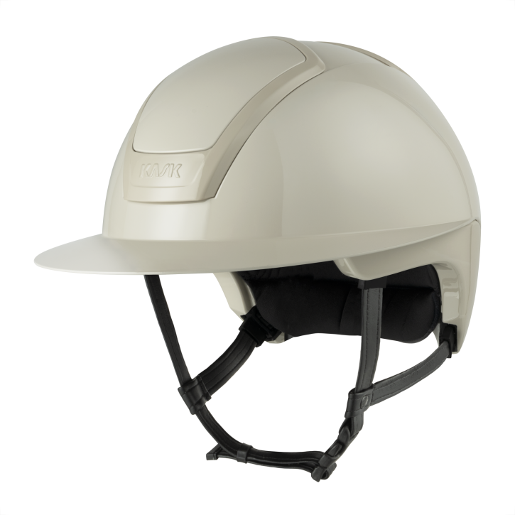KASK NEMESI Reithelm WIDE PEAK – technische Performance in SHINE Silk Beige