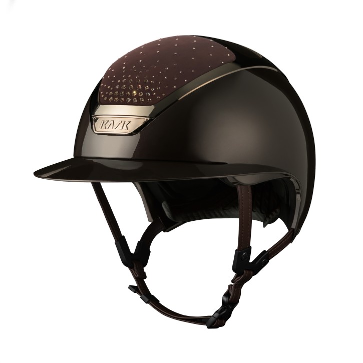 Kask Star Lady Pure Shine Espresso Swarovski® Passage