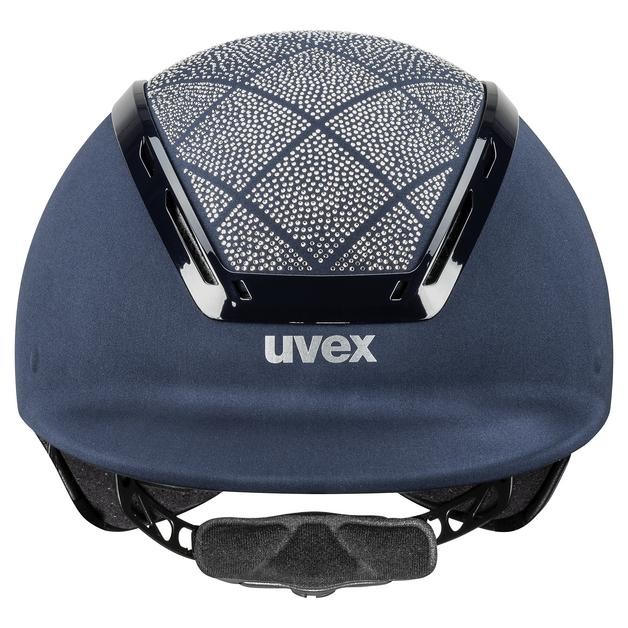 Uvex Reithelm Exxeed Flash Blau