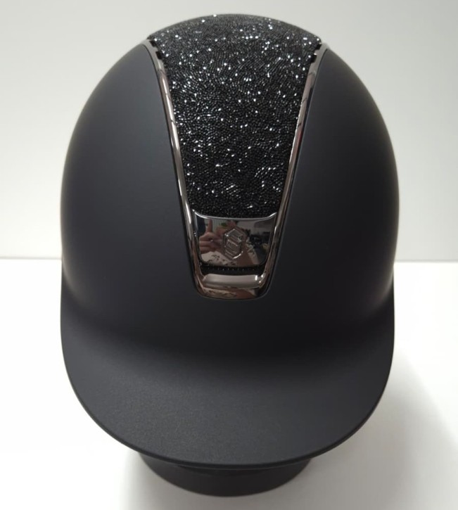 Samshield Shadowmatt 2.0 Schwarz – Luxus Reithelm mit Ultra Fine Rocks