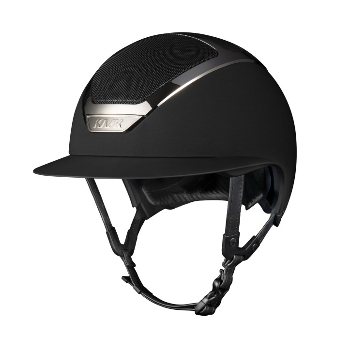 Kask Reithelm Star Lady Chrome schwarz-silber