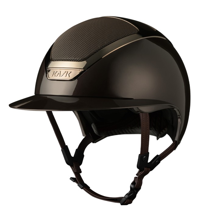 Kask Damen Reithelm Star Lady Pure Shine Chrome espresso brown