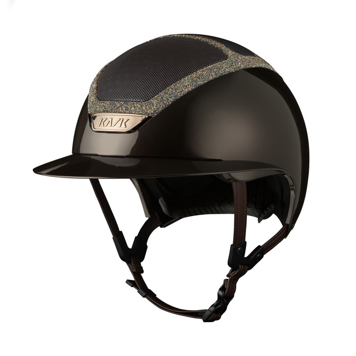 Kask Reithelm Star Lady Frame Pure Shine Schwarz
