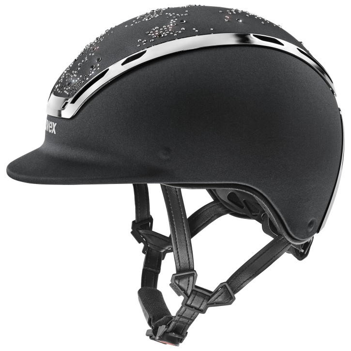 Uvex Reithelm Exxeed Diamond schwarz