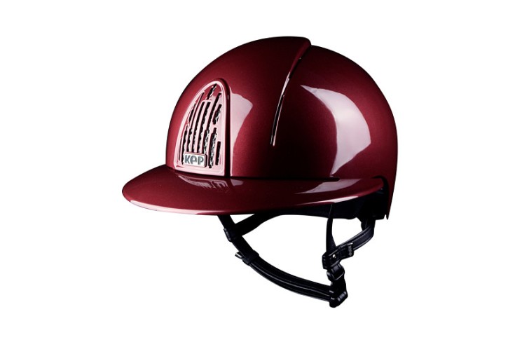 KEP Reithelm Smart Polo Polish mit Inlay bordeaux