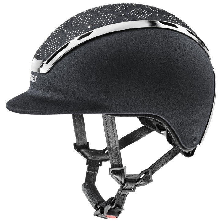 Uvex Reithelm Exxeed Jewel schwarz