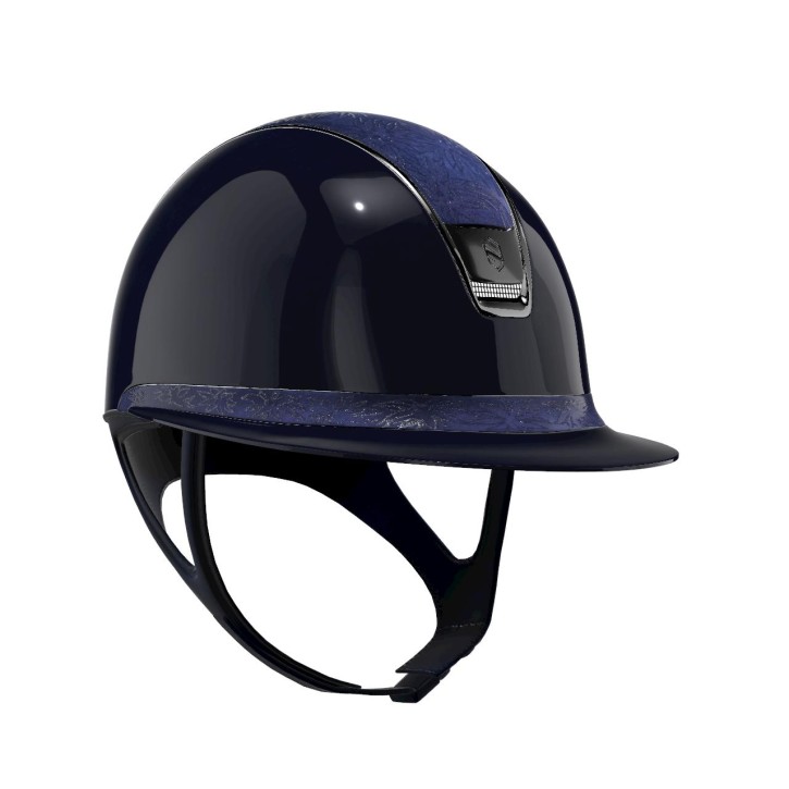 Samshield Miss Shadowglossy blau Konfig.Top und Frontal Band Spring Flower