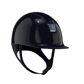 Samshield Reithelm Shadowglossy 2.0 Blazon Crystal fabric blau mit Liner