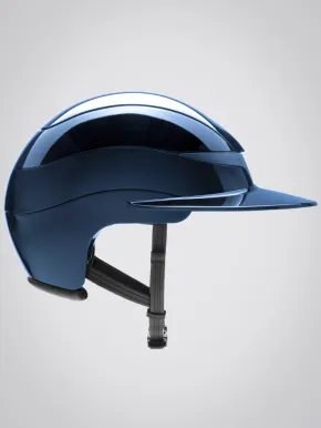 Equiline Reithelm Xanto Sonnen-Visier Blau Glänzend