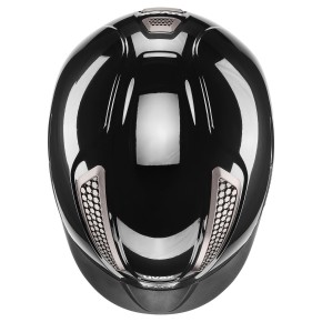 Uvex Reithelm Perfexxion III shiny schwarz