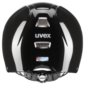 Uvex Reithelm Perfexxion III shiny schwarz