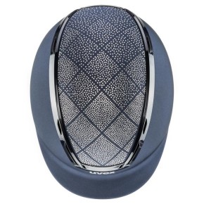 Uvex Reithelm Exxeed Flash Blau