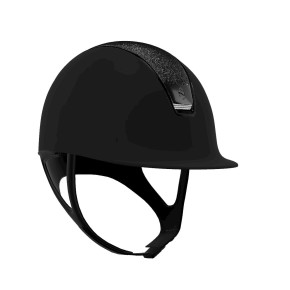 Samshield Shadowmatt 2.0 Schwarz – Luxus Reithelm mit Ultra Fine Rocks