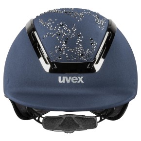 Uvex Reithelm Exxeed Diamond in dunkelblau