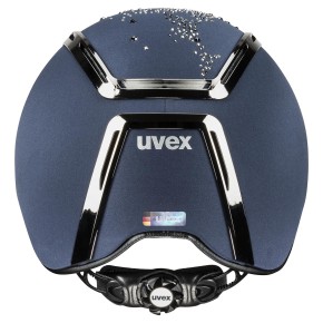 Uvex Reithelm Exxeed Diamond in dunkelblau
