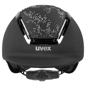Uvex Reithelm Exxeed Diamond schwarz