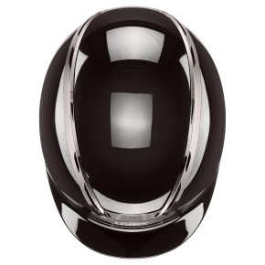 Uvex Reithelm Exxeed Shiny Chrome schwarz
