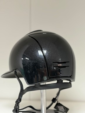 KEP Reithelm Cromo 2.0 m. Inlay Glänzend Diamond Polo schwarz