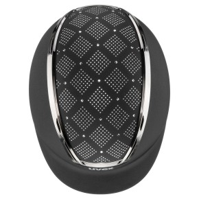 Uvex Reithelm Exxeed Jewel schwarz S-M