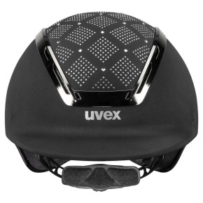 Uvex Reithelm Exxeed Jewel schwarz S-M