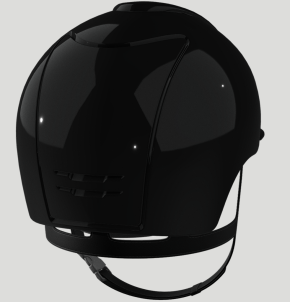 Reithelm Cromo 2.0 von KEP in Polish schwarz mit Inlay