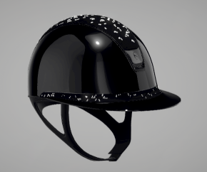 Samshield Miss Shadowglossy 2.0 schwarz Crystal leaf Top & Front